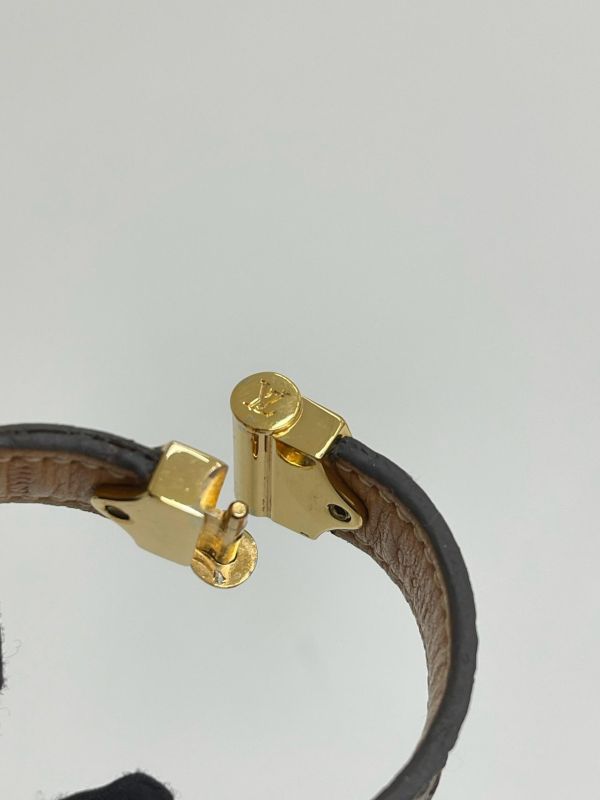 【9成新】LV MONOGRAM 黃銅手環 