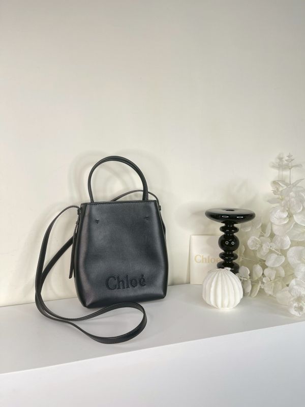 【分期0利率】CHLOE Sense Micro 牛皮手提肩背兩用包【95成新】 