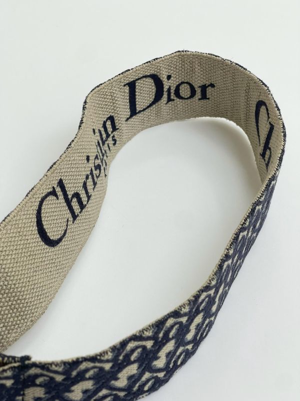 【95成新】DIOR 刺繡寬背帶 
