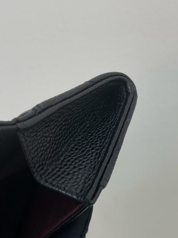 【未使用閒置品】CHANEL COCO 牛皮零錢卡包 