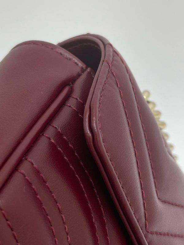 【95成新】GUCCI GG MARMONT 肩背包 小號 