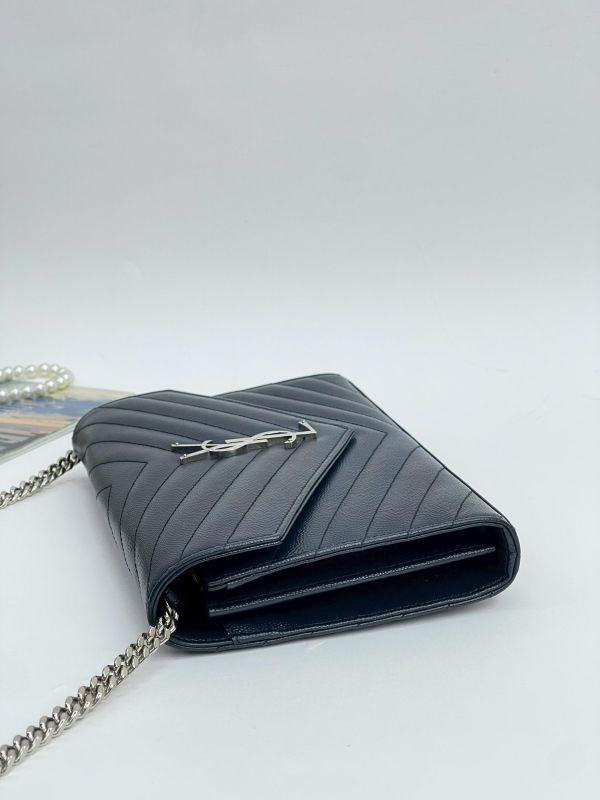 【9成新】YSL WOC 魚子醬鍊包 22.5CM 