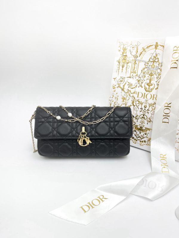 【9成新】DIOR MY DIOR POUCH ON CHAIN 
