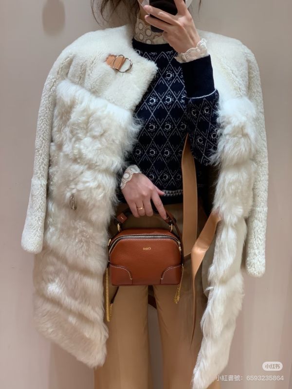 【分期0利率】CHLOE MINI DARIA 手工編織提把金屬鍊手提兩用包【9成新】 