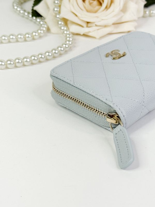 【分期0利率】CHANEL 拉鍊零錢卡包【未使用閒置品】 