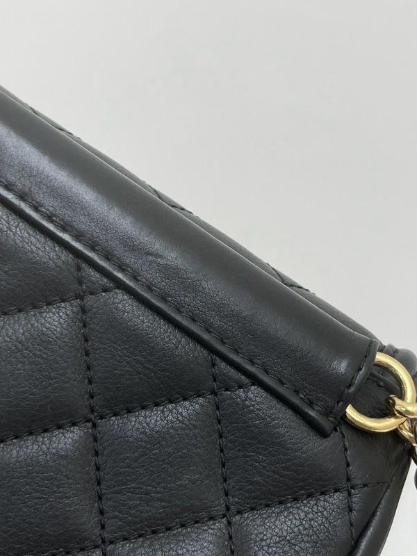 【9成新】CHANEL 菱格紋馬鞍胸腰包 
