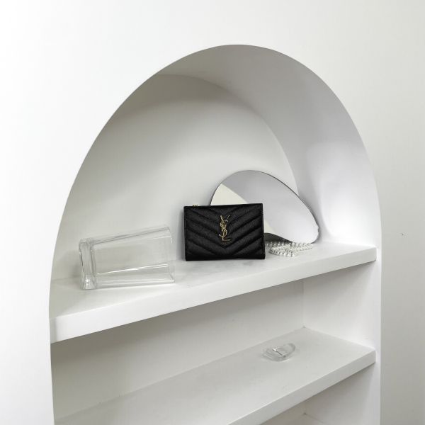 【95成新】【12期0利率】YSL 對折短夾 