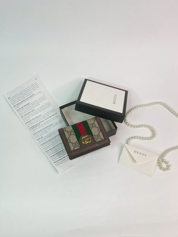 【分期0利率】GUCCI OPHIDIA GG零錢對開短夾【95成新】