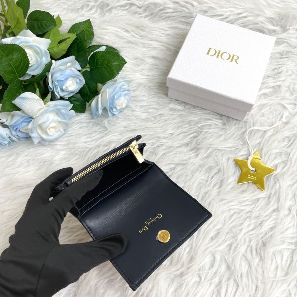 【12期0利率】Dior 30 Montaigne Glycine對折零錢包【全新】【現金價】 