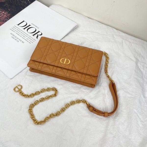 【12期0利率】DIOR CARO 胸肩兩用包【99成新】 