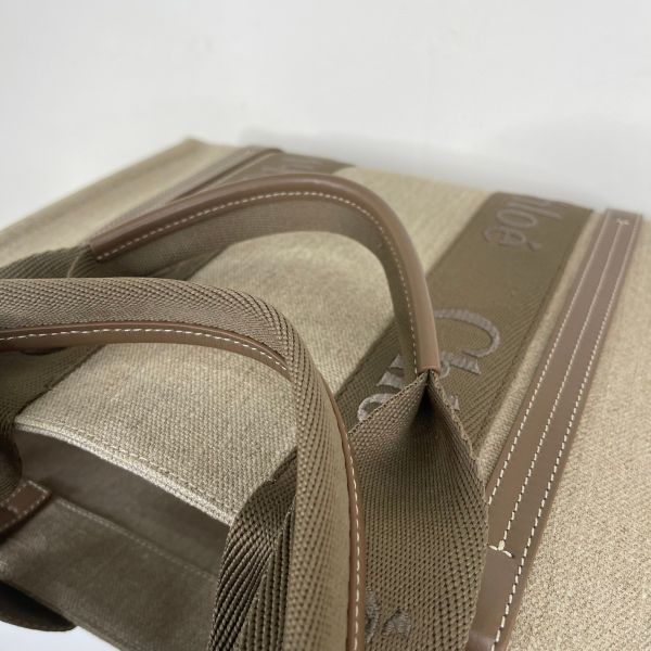 【12期0利率】【全新品】Chloé 中號Woody Tote Bag刺繡款 