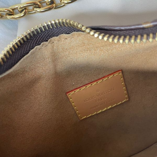 【12期0利率】LV  Loop 老花半月包【95成新】 