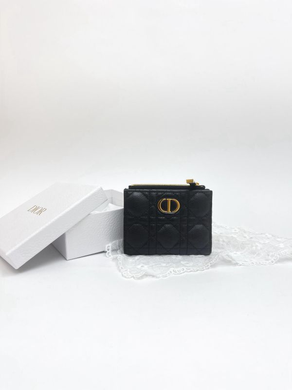 【未使用閒置品】DIOR Caro Dahlia 錢包 