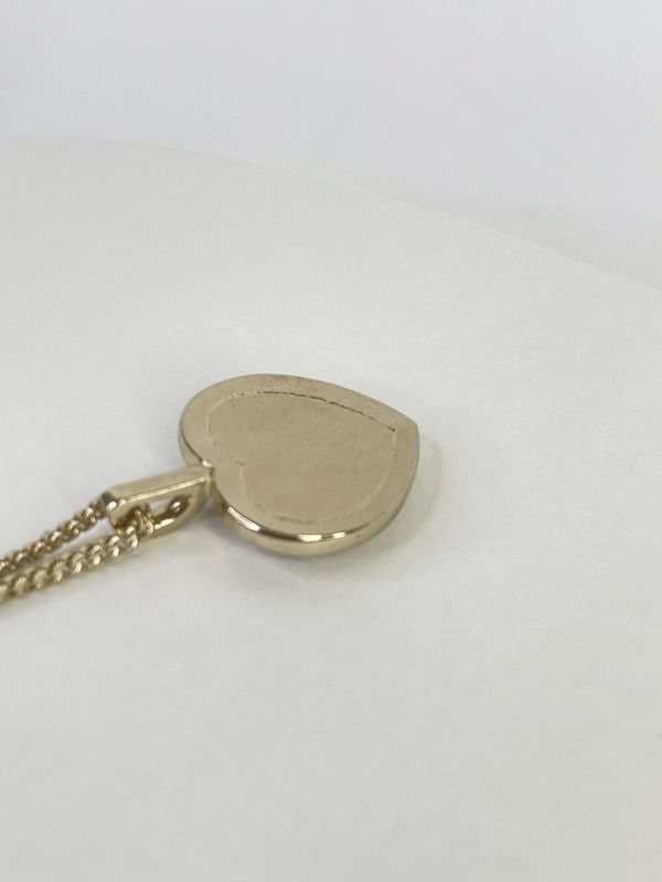 【未使用閒置品】CHANEL  23B拚色鑲鑽愛心項鍊 