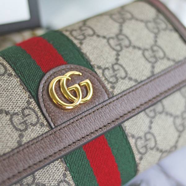 【12期0利率】【全新品】GUCCI Ophidia 扣式信封長夾【現金價23500】 