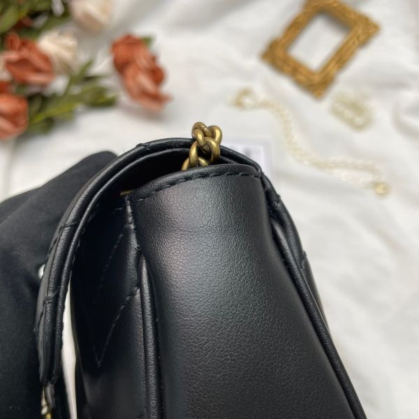 【99成新】【12期0利率】GUCCI GG MARMONT迷你翻蓋單肩包 