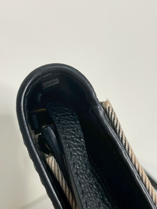 【分期0利率】BURBERRY HAMPSHIRE 格紋拚接皮革WOC 【9成新】 