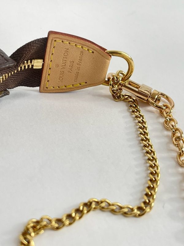 【分期0利率】LV Mini Pochette Accessoires 迷你麻將包【99成新】 