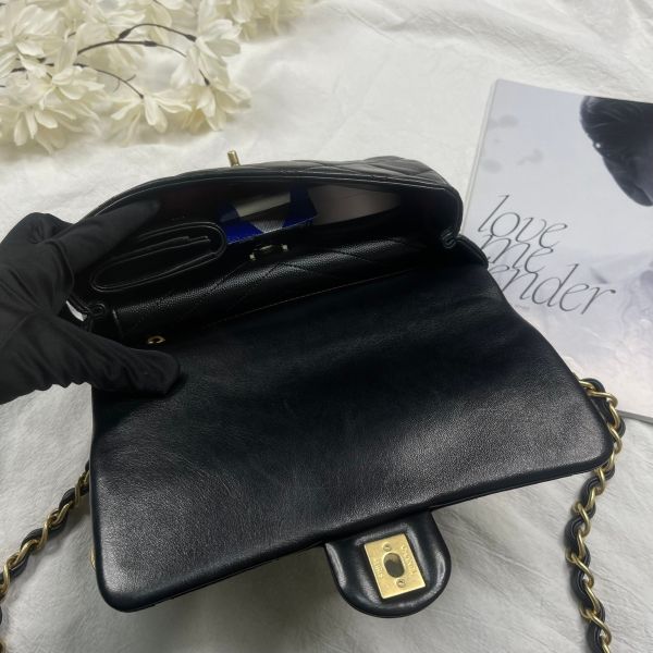 【12期0利率】CHANEL 23S金幣CF23羊蠟皮【95成新】 