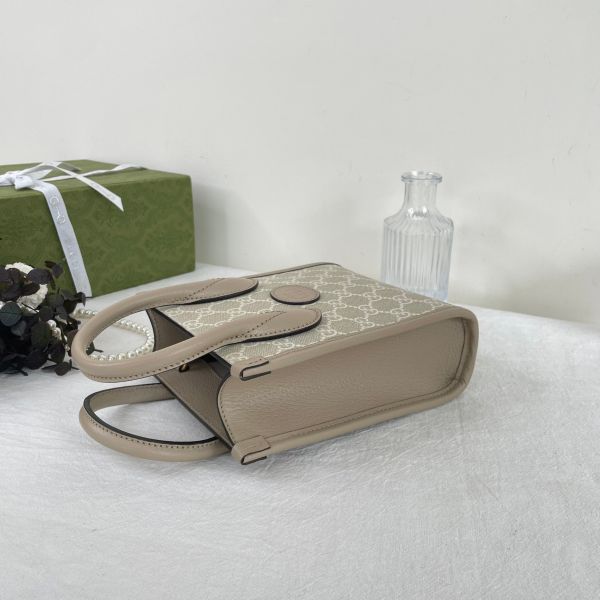 【12期0利率】Gucci 迷你琴譜包 奶茶色【95成新】 