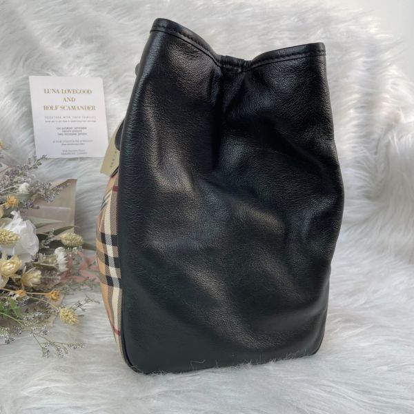 【12期0利率】BURBERRY戰馬牛皮Haymarket 單肩包【全新閒置】 