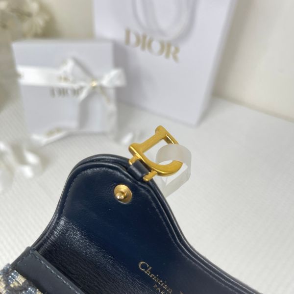 【分期0利率】DIOR SADDLE BLOOM 卡夾【9成新】 