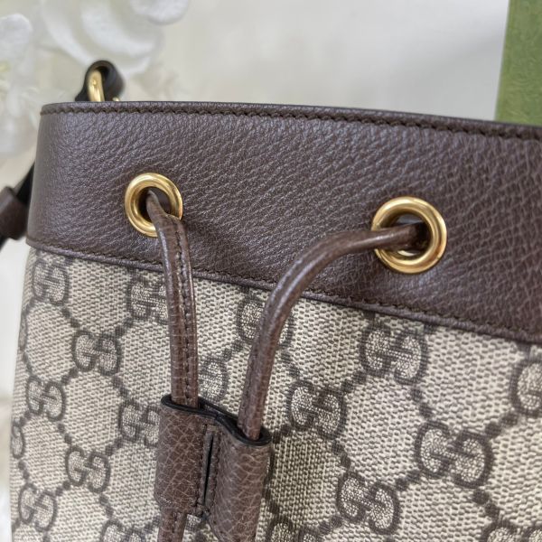 【12期0利率】GUCCI OPHIDIA  GG  迷你水桶袋 【95成新】 