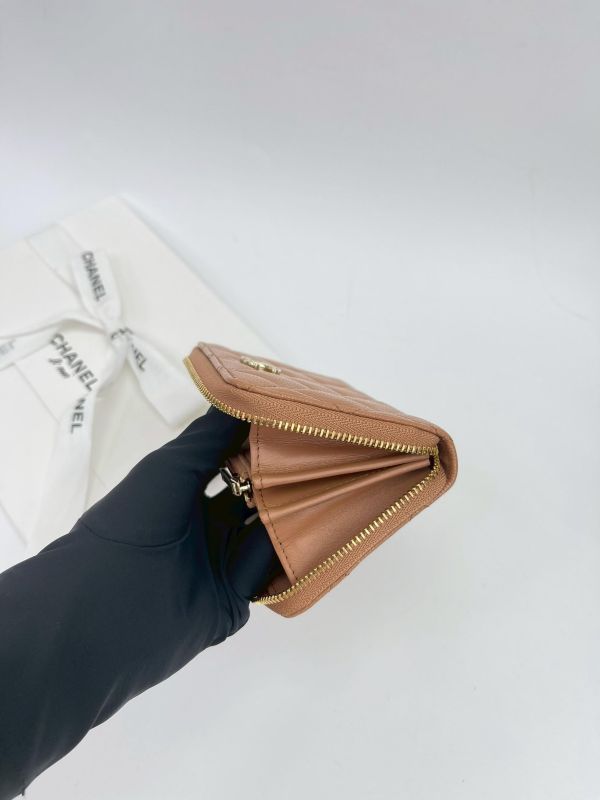 【全新品】CHANEL 25B 大型拉鍊零錢卡包 