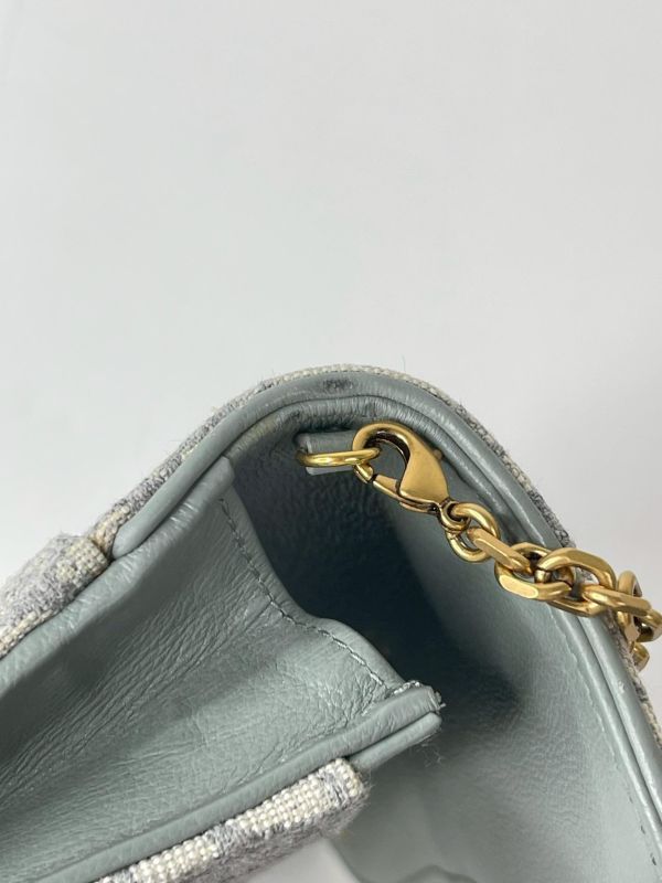 【9成新】DIOR Saddle 長型鏈帶銀包 
