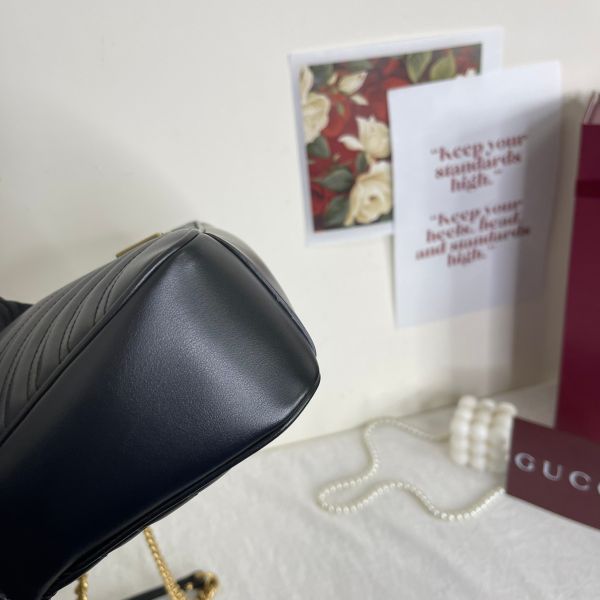 【12期0利率】GUCCI Marmont 小號肩背包【24年10月台灣購證】【99成新】 