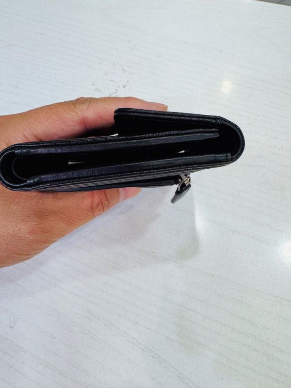 【閒置新品】CHANEL BOY 背面拉鍊 三折短夾 