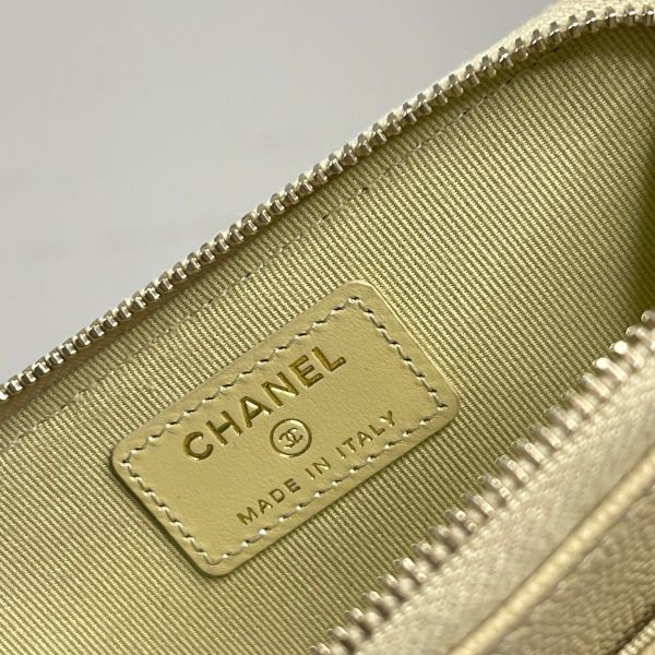 【12期0利率】CHANEL 經典L型拉鍊卡片夾【23年6月台灣購證】【9成新】 