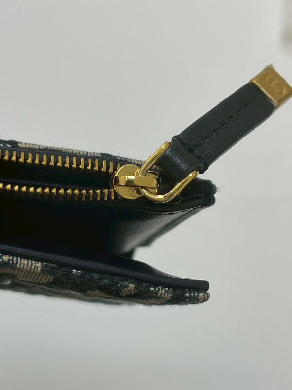 【95成新】Dior 老花零錢短夾 
