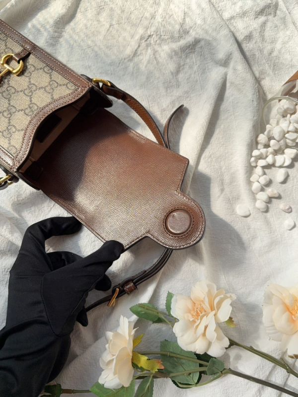 【分期0利率】Gucci 馬銜扣 1955 手機包【95成新】 