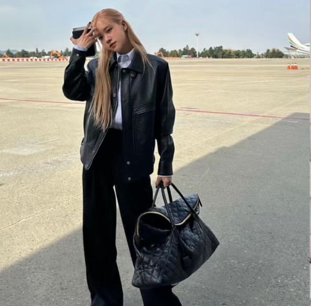 【99成新】YSL GIANT 绗縫牛皮旅行袋 