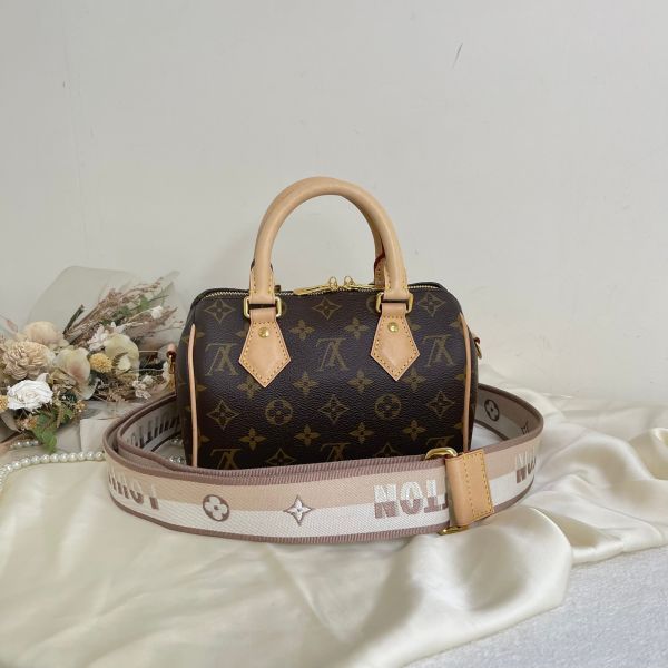 【12期0利率】LV SPEEDY 20 奶茶色【9成新】 