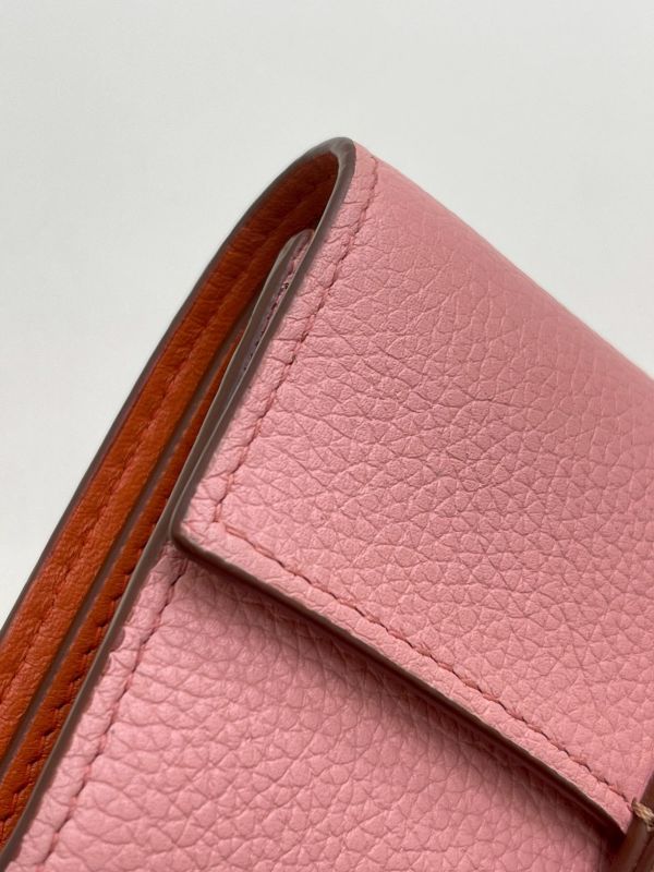 【9成新】LOEWE 粒面小牛皮小號豎款皮夾 