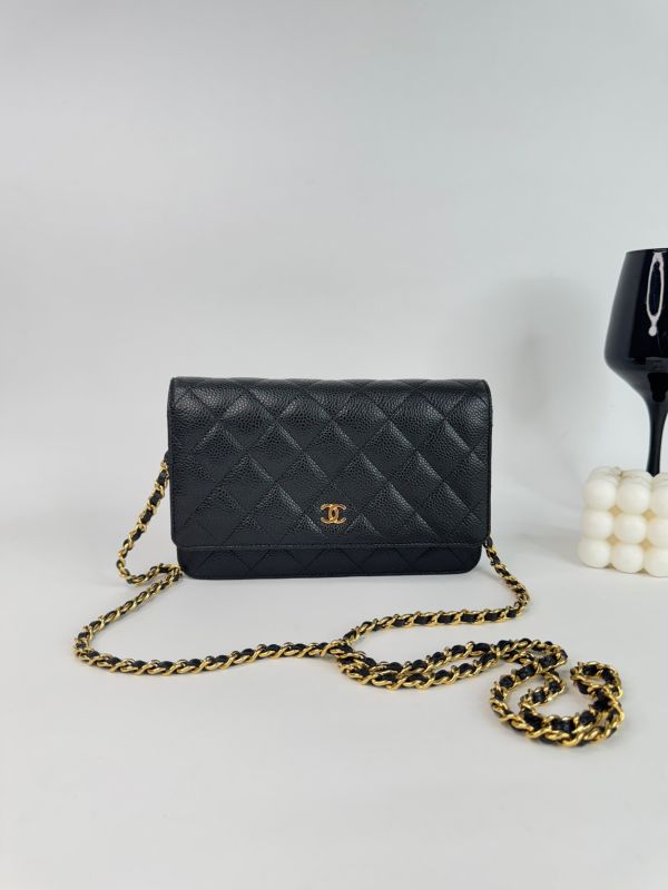 【分期0利率】CHANEL 魚子醬 WOC 黑金 【99成新】 