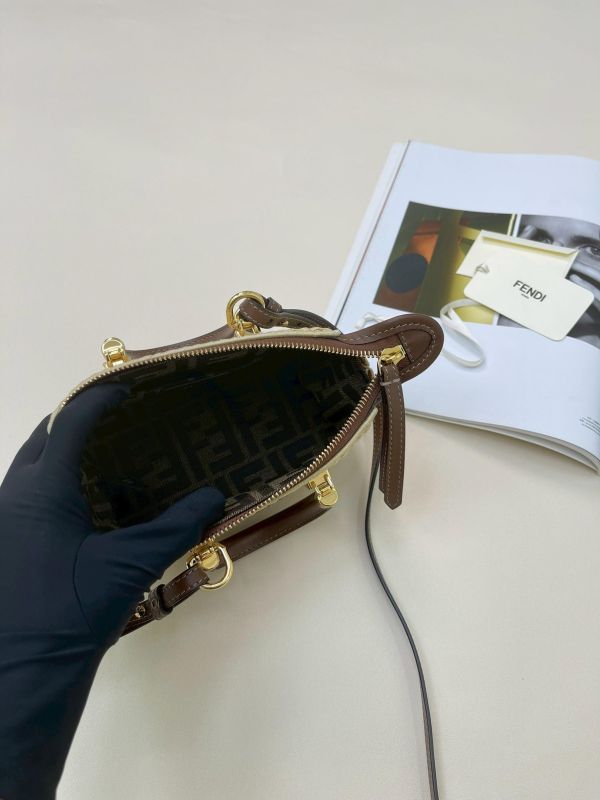 【95成新】FENDI BY THE WAY 竹編兩用迷你波士頓包 