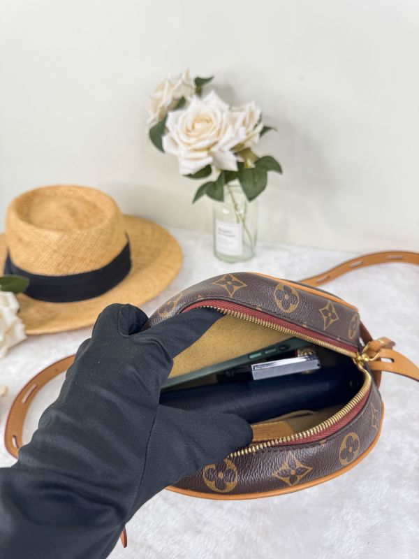 【12期0利率】LV BOÎTE CHAPEAU 圓餅包  MM【9成新】 