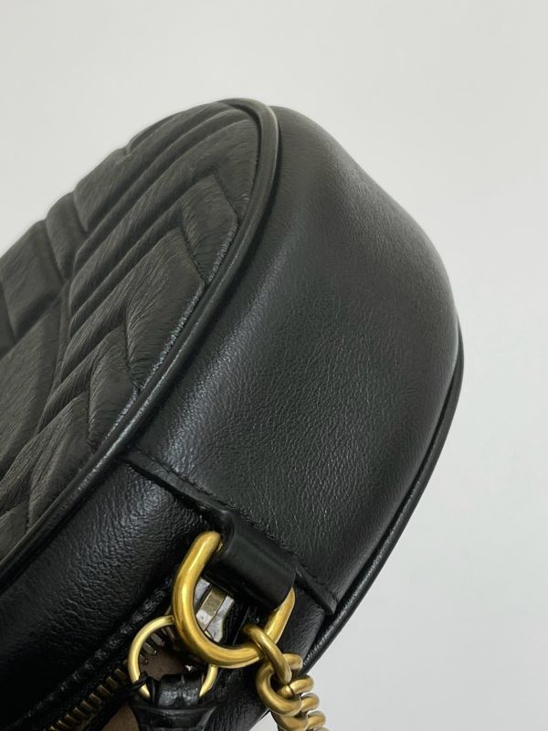 【95成新】GUCCI MARMONT 圓餅包 