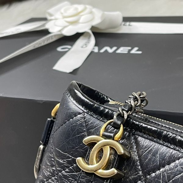 【12期0利率】CHANEL Gabrielle hobo 流浪包小號【22/02上海購證】【未使用閒置品】 