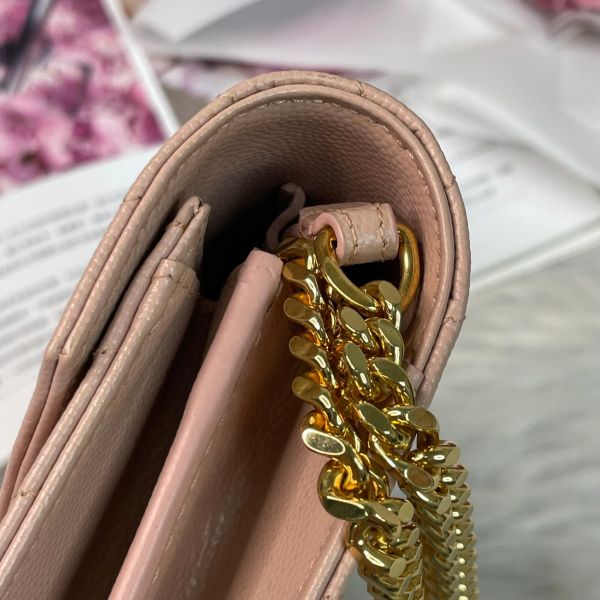 【12期0利率】YSL WOC 魚子醬鍊包 22.5CM【9成新】 