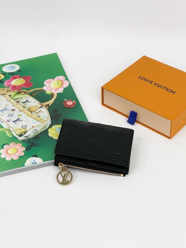 【全新品】LV Lisa 短夾 黑 