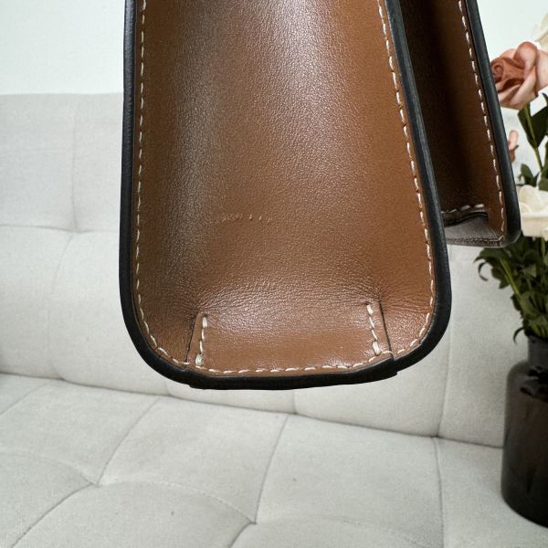 【12期0利率】BURBERRY MINI pocket bag 手提 斜背包 焦糖色【95成新】 