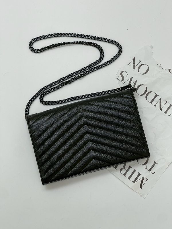 【95成新】YSL WOC 魚子醬鍊包 22.5CM 