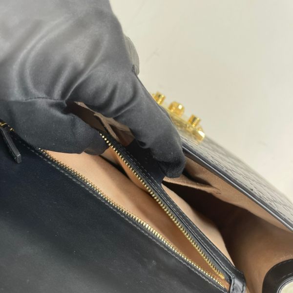 【分期0利率】GUCCI 牛皮壓紋 PADLOCK 鏈帶肩背包【9成新】 