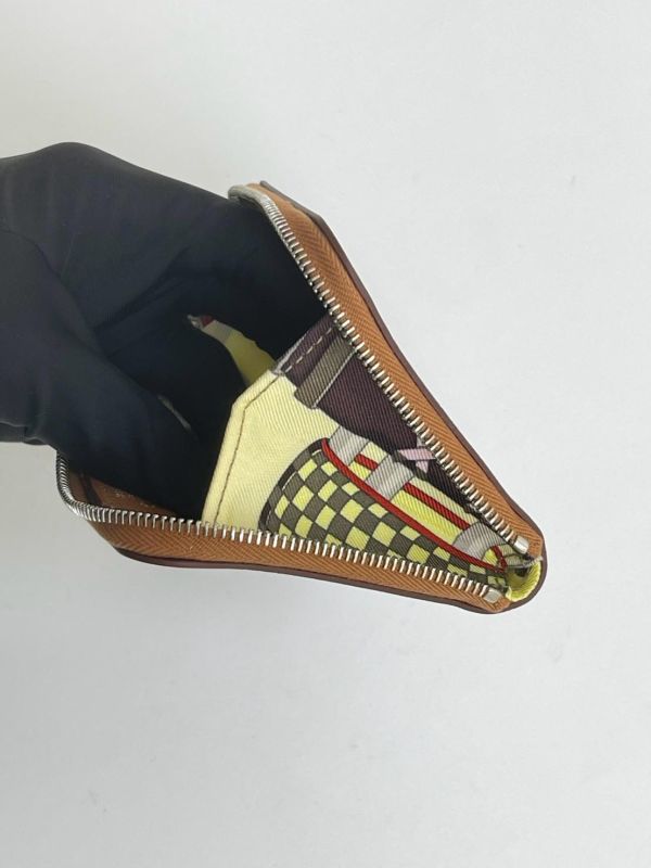 【全新品】HERMES 絲巾零錢包 