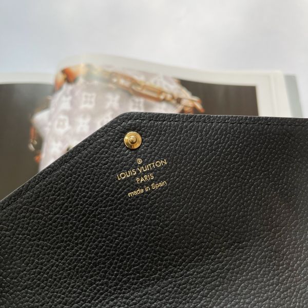 【12期0利率】LV Sarah 老花信封長夾【95成新】 