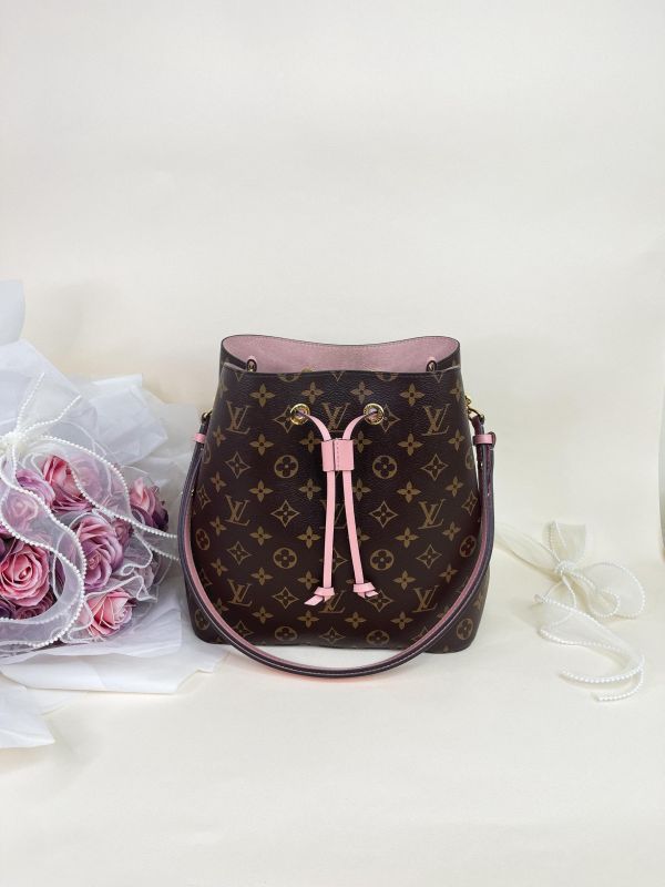 【9成新】LV NéoNoé MM 粉色 